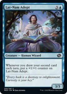 Lat-Nam Adept - The Brothers' War (BRO) #56 - Common Magic: The Gathering Trading Card