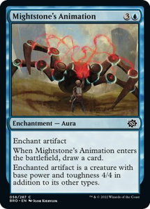 Mightstone's Animation - The Brothers' War (BRO) #58 - Common Magic: The Gathering Trading Card