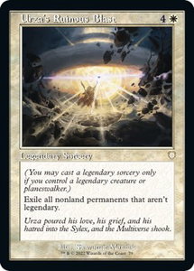 Urza's Ruinous Blast (Retro Frame) - Commander: The Brothers' War (BRC) #79 - Rare Magic: The Gathering Trading Card