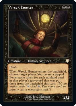 Wreck Hunter (Retro Frame) - Commander: The Brothers' War Magic: The Gathering trading card