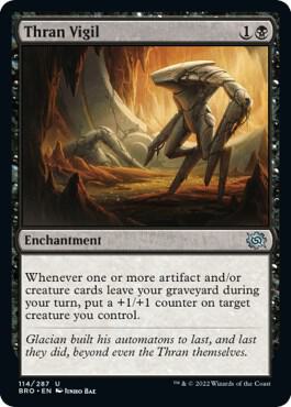 Thran Vigil - The Brothers' War Magic: The Gathering trading card