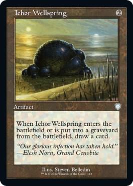 Ichor Wellspring (Retro Frame) - Commander: The Brothers' War Magic: The Gathering trading card