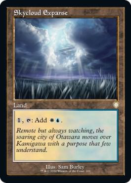 Skycloud Expanse (Retro Frame) - Commander: The Brothers' War Magic: The Gathering trading card