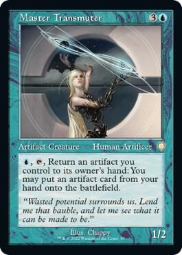 Master Transmuter (Retro Frame) - Commander: The Brothers' War Magic: The Gathering trading card