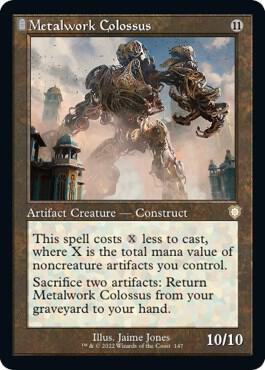 Metalwork Colossus (Retro Frame) - Commander: The Brothers' War Magic: The Gathering trading card