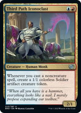 Third Path Iconoclast - The Brothers' War Magic: The Gathering trading card