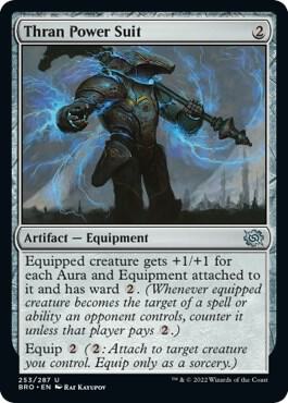 Thran Power Suit - The Brothers' War Magic: The Gathering trading card