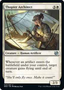 Thopter Architect - The Brothers' War (BRO) #29 - Uncommon Magic: The Gathering Trading Card