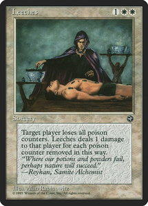 Leeches - Homelands (HML) #9 - Rare Magic: The Gathering Trading Card
