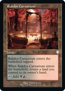 Rakdos Carnarium (Retro Frame) - Commander: The Brothers' War Magic: The Gathering trading card