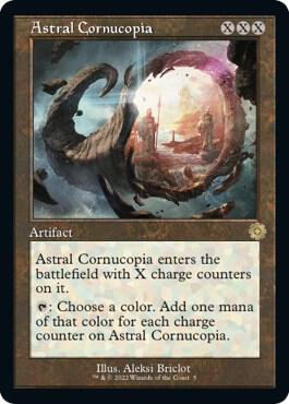 Astral Cornucopia trading card from The Brothers' War: Retro Frame Artifacts Astral Cornucopia - The Brothers' War: Retro Frame Artifacts Magic: The Gathering trading card