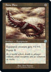 Bone Saw - The Brothers' War: Retro Frame Artifacts (BRR) #7 - Uncommon Magic: The Gathering Trading Card