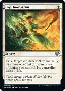 Lay Down Arms - The Brothers' War (BRO) #11 - Uncommon Magic: The Gathering Trading Card