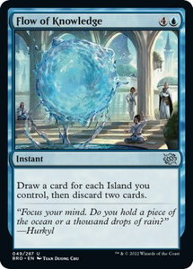 Flow of Knowledge - The Brothers' War (BRO) #49 - Uncommon Magic: The Gathering Trading Card