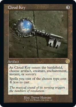 Cloud Key trading card from The Brothers' War: Retro Frame Artifacts Cloud Key - The Brothers' War: Retro Frame Artifacts Magic: The Gathering trading card