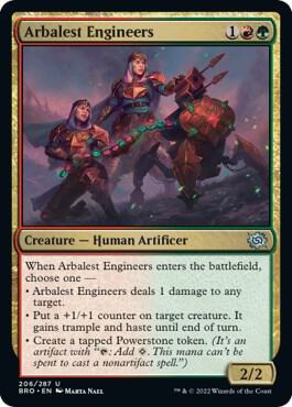 Arbalest Engineers - The Brothers' War Magic: The Gathering trading card