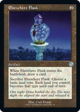 Elsewhere Flask trading card from The Brothers' War: Retro Frame Artifacts Elsewhere Flask - The Brothers' War: Retro Frame Artifacts Magic: The Gathering trading card