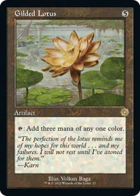 Gilded Lotus - The Brothers' War: Retro Frame Artifacts (BRR) #17 - Rare Magic: The Gathering Trading Card