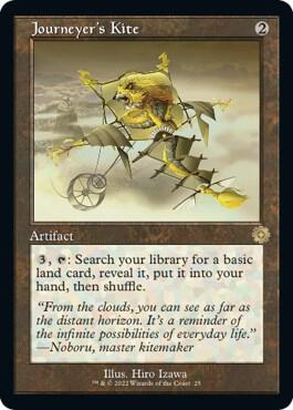 Journeyer's Kite - The Brothers' War: Retro Frame Artifacts Magic: The Gathering trading card
