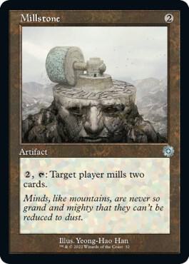 Millstone trading card from The Brothers' War: Retro Frame Artifacts Millstone - The Brothers' War: Retro Frame Artifacts Magic: The Gathering trading card
