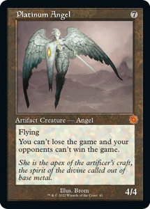 Platinum Angel - The Brothers' War: Retro Frame Artifacts (BRR) #41 - Mythic Rare Magic: The Gathering Trading Card