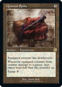 Quietus Spike - The Brothers' War: Retro Frame Artifacts (BRR) #46 - Rare Magic: The Gathering Trading Card