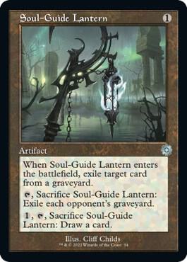 Soul-Guide Lantern - The Brothers' War: Retro Frame Artifacts Magic: The Gathering trading card