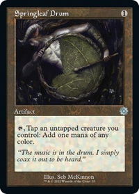 Springleaf Drum - The Brothers' War: Retro Frame Artifacts (BRR) #55 - Uncommon Magic: The Gathering Trading Card