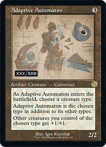 Adaptive Automaton (Schematic) (Serial Numbered) - The Brothers' War: Retro Frame Artifacts (BRR) #64z - Rare Magic: The Gathering Trading Card