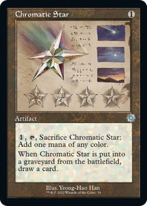 Chromatic Star (Schematic) - The Brothers' War: Retro Frame Artifacts (BRR) #74 - Uncommon Magic: The Gathering Trading Card