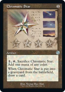 Chromatic Star (Schematic) trading card from The Brothers' War: Retro Frame Artifacts Chromatic Star (Schematic) - The Brothers' War: Retro Frame Artifacts Magic: The Gathering trading card