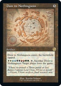 Door to Nothingness (Schematic) - The Brothers' War: Retro Frame Artifacts (BRR) #77 - Rare Magic: The Gathering Trading Card