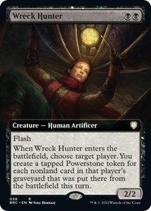 Wreck Hunter (Extended Art) - Commander: The Brothers' War (BRC) #58 - Rare Magic: The Gathering Trading Card
