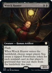Wreck Hunter (Extended Art) - Commander: The Brothers' War (BRC) #58 - Rare Magic: The Gathering Trading Card