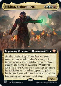 Mishra, Eminent One (Extended Art) - Commander: The Brothers' War (BRC) #48 - Mythic Magic: The Gathering Trading Card