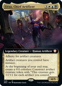 Urza, Chief Artificer (Extended Art) - Commander: The Brothers' War (BRC) #49 - Mythic Magic: The Gathering Trading Card
