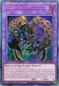 Millennium-Eyes Restrict (Ultra Pharaoh's Rare) - Magnificent Mavens (MAMA) #MAMA-EN064 - Ultra Pharaoh’s Rare YuGiOh Trading Card