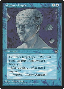 Memory Lapse - Homelands (HML) #32a - Common Magic: The Gathering Trading Card