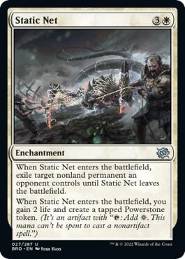 Static Net - The Brothers' War Magic: The Gathering trading card