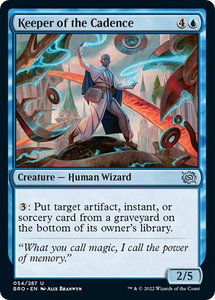 Keeper of the Cadence - The Brothers' War (BRO) #54 - Uncommon Magic: The Gathering Trading Card