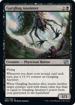 Gurgling Anointer - The Brothers' War Magic: The Gathering trading card