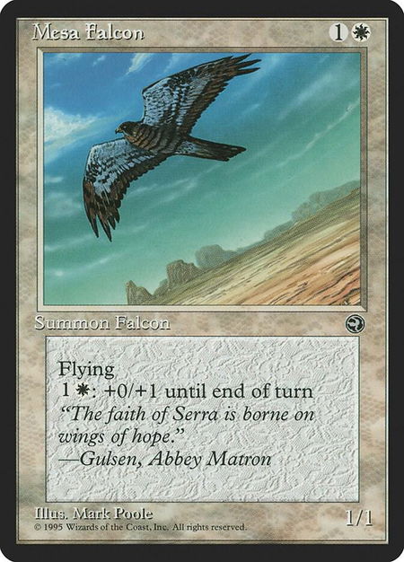 Mesa Falcon - Homelands Magic: The Gathering trading card