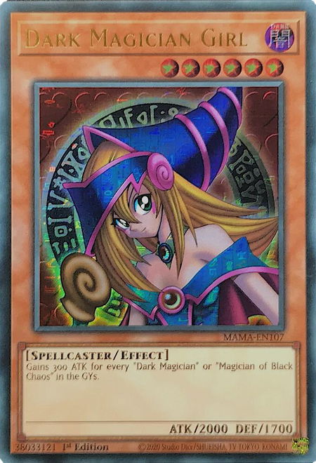 Dark Magician Girl (Ultra Pharaoh's Rare) - Magnificent Mavens YuGiOh trading card