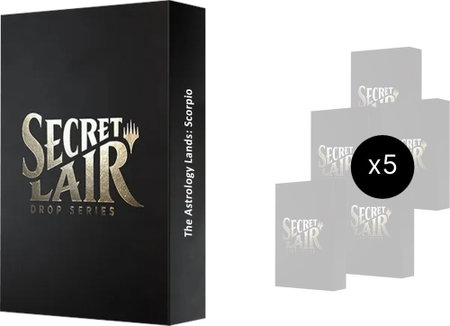 Secret Lair Drop: Astrology Lands (Scorpio) Bundle - Non-Foil Edition - Secret Lair Drop Series Magic: The Gathering trading card