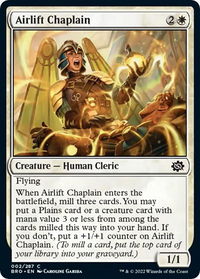 Airlift Chaplain - The Brothers' War (BRO) #2 - Common Magic: The Gathering Trading Card