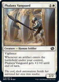 Phalanx Vanguard - The Brothers' War (BRO) #19 - Common Magic: The Gathering Trading Card