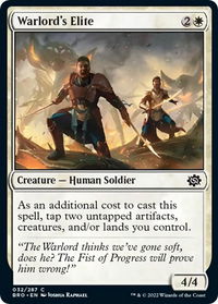 Warlord's Elite - The Brothers' War (BRO) #32 - Common Magic: The Gathering Trading Card