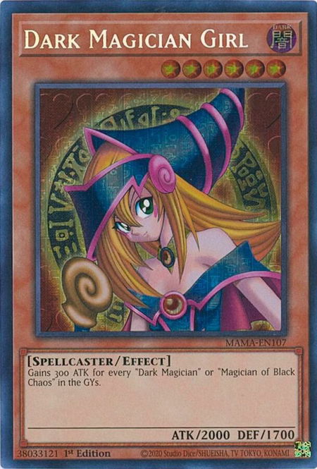 Dark Magician Girl (Secret Pharaoh's Rare) - Magnificent Mavens YuGiOh trading card