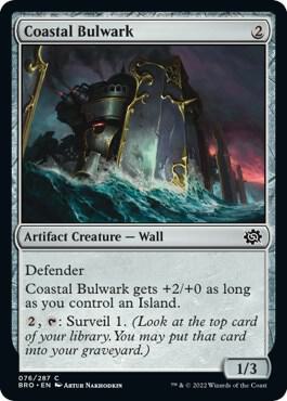 Coastal Bulwark - The Brothers' War Magic: The Gathering trading card