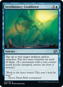 Involuntary Cooldown - The Brothers' War (BRO) #53 - Uncommon Magic: The Gathering Trading Card